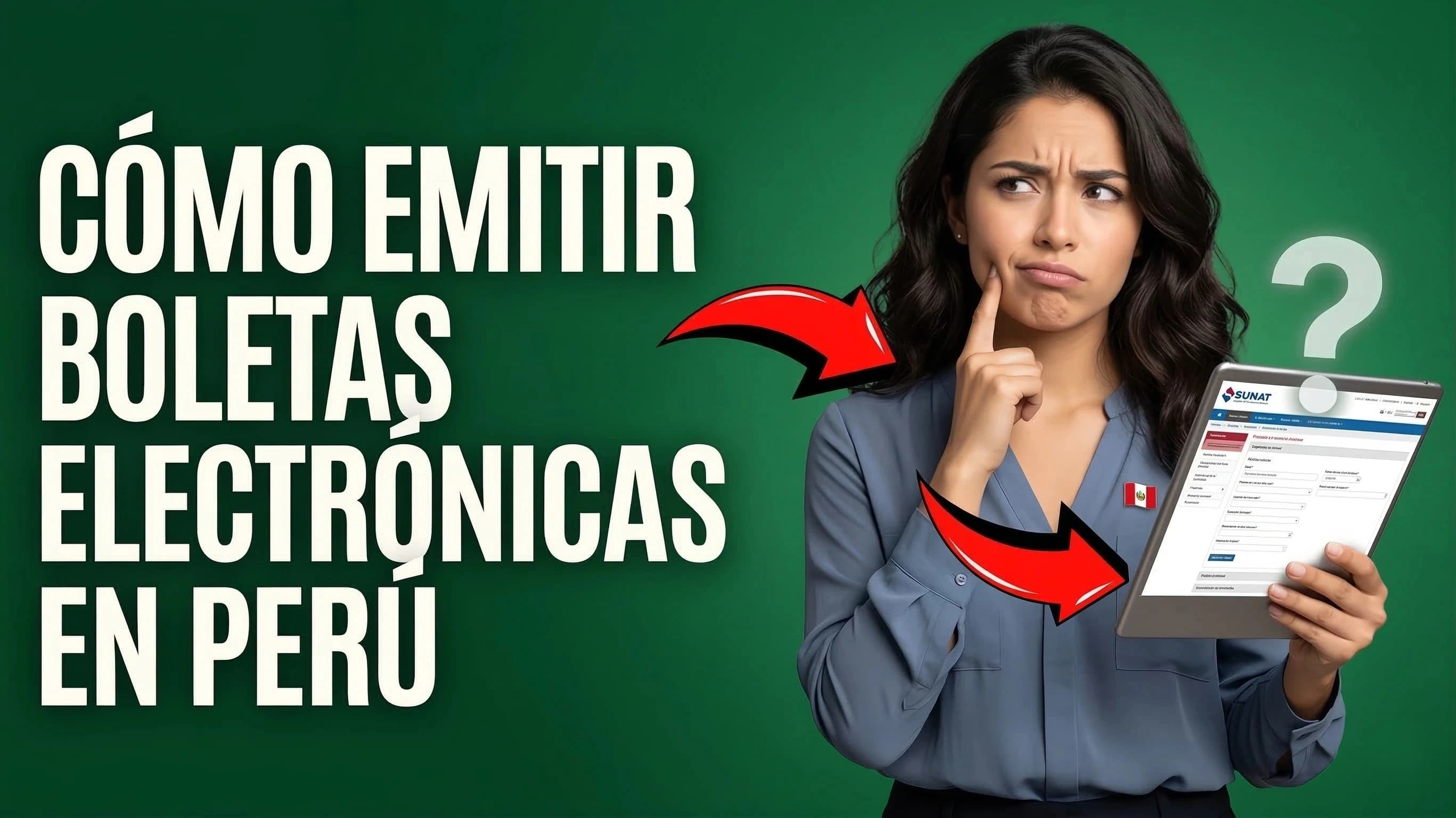 Cómo emitir boletas electrónicas en Perú sin complicarte